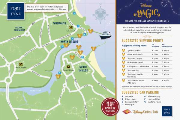 Port of Tyne Disney Magic map (2)