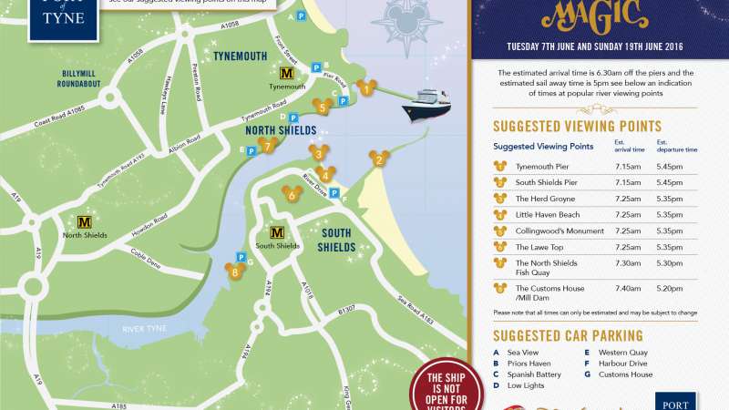 Port of Tyne Disney Magic map (2)