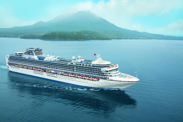 Diamond Princess in Kagoshima, Japan