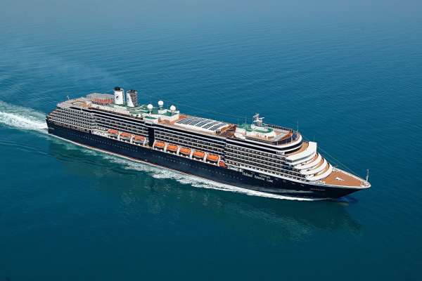 MS Westerdam - Aerial at sea Holland America