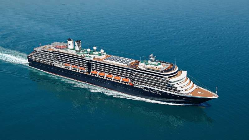 MS Westerdam - Aerial at sea Holland America