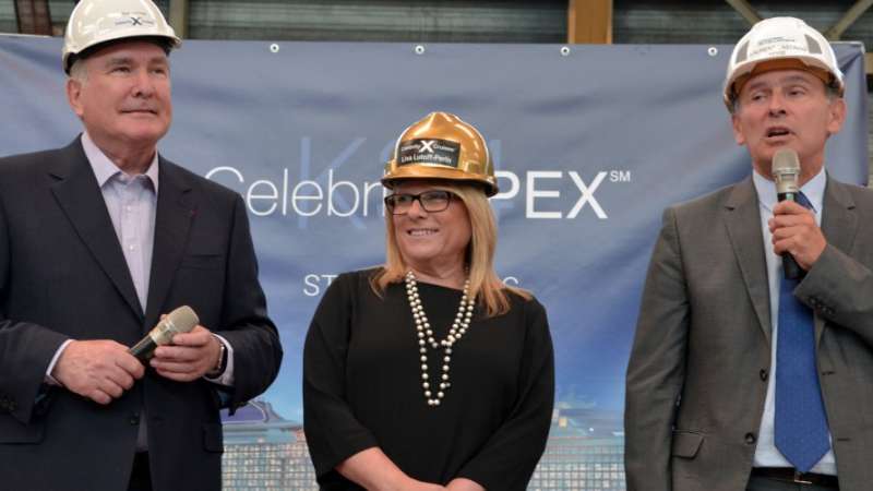 Celebrity Cruises, steel cutting, cruise, new ship