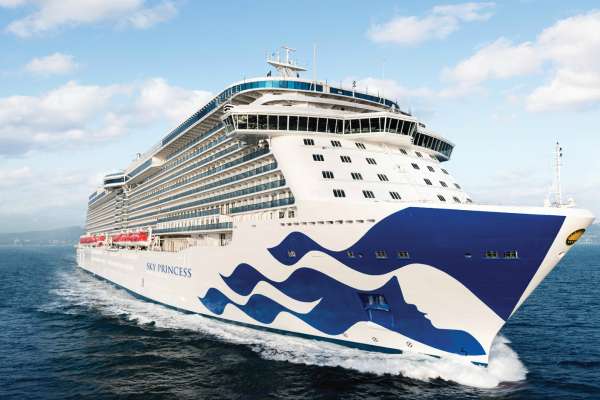 Princess Cruises UK coastal voyages on Sky Princess