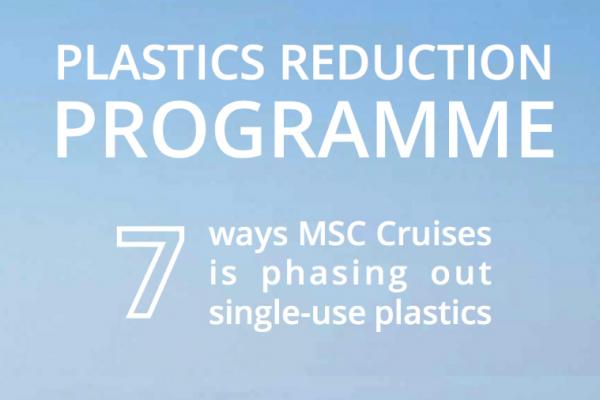 plastics, single-use plastics, ships, cruise, cruising, MSC Cruises, MSC