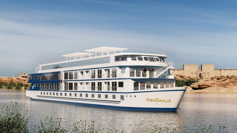AmaWaterways, AmaDahlia new ship, river cruise, Nile,