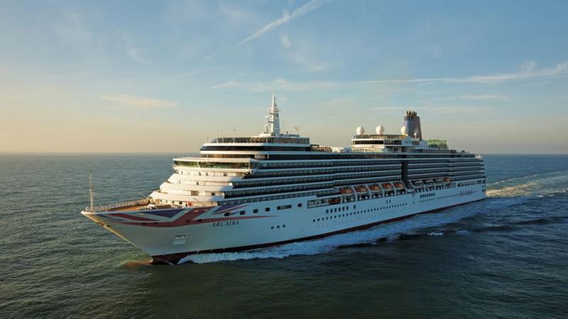 P&O Cruises Arcadia saiiling