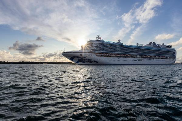 Princess Cruises Crown Princess departs Southampton for the final time in 2019 as she heads to the Caribbean for the winter season