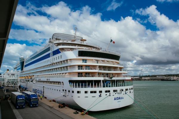 Aida Cruises AidaBlu In Civitavecchia