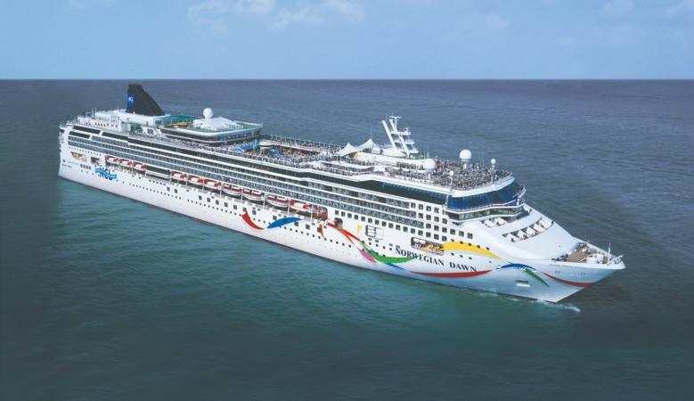Norwegian Cruise Line ship Norwegian Dawn, homeport Southampton