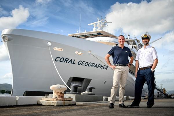 Coral Expeditions welcomes newest ship Coral Geographer