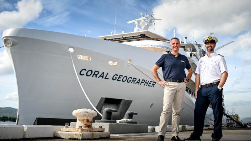 Coral Expeditions welcomes newest ship Coral Geographer