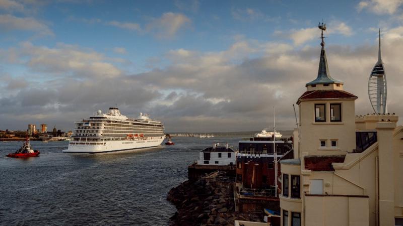 Viking Venus has sailed into Portsmouth