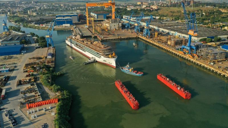 Viking Polaris has touched water for the first time