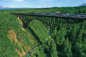 Holland America Line McKinley Explorer train Alaska