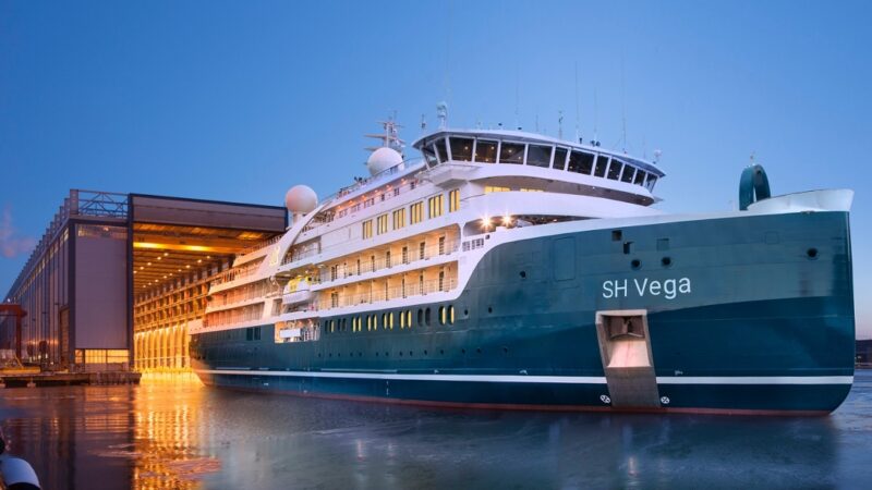 Swan Hellenic floats out second expedition ship