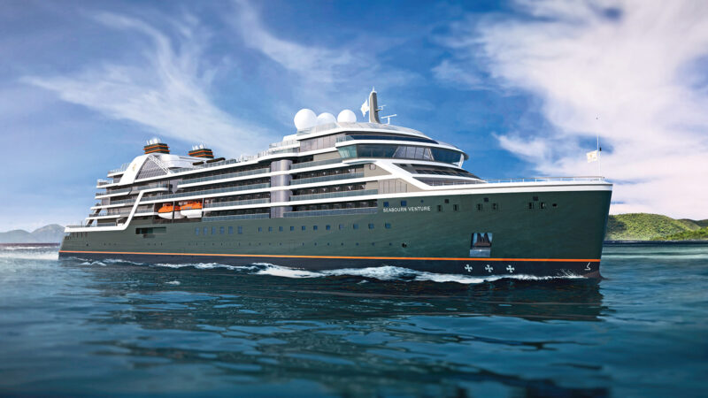 Seabourn Venture maiden cruise
