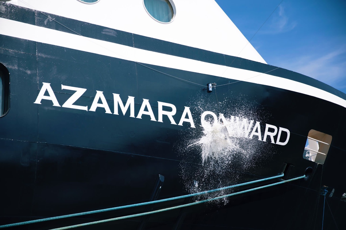 Azamara Onward christened in Monte Carlo
