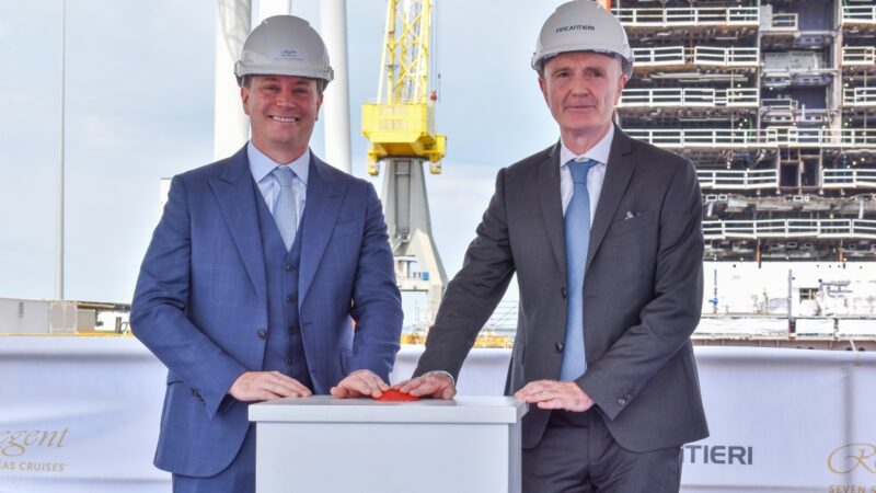 Regent Seven Seas Cruises lays keel for new ship Grandeur