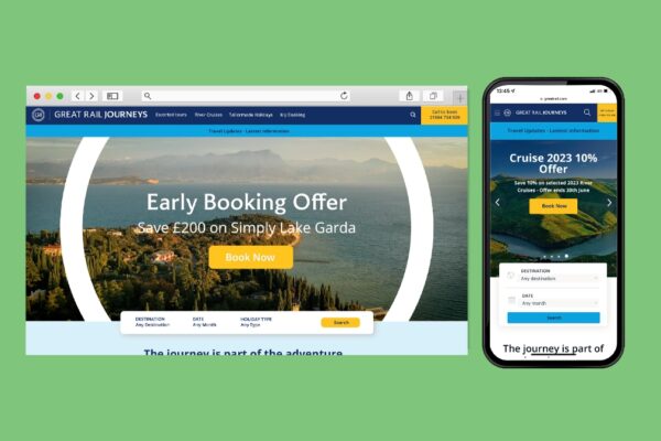 Great Rail Journeys unveils 'contemporary & digital' rebrand