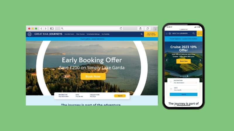 Great Rail Journeys unveils 'contemporary & digital' rebrand