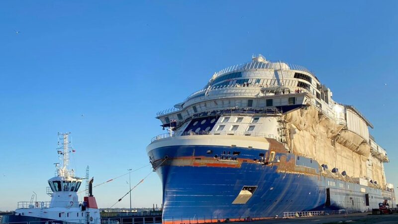 Celebrity Cruises completes float out of Ascent