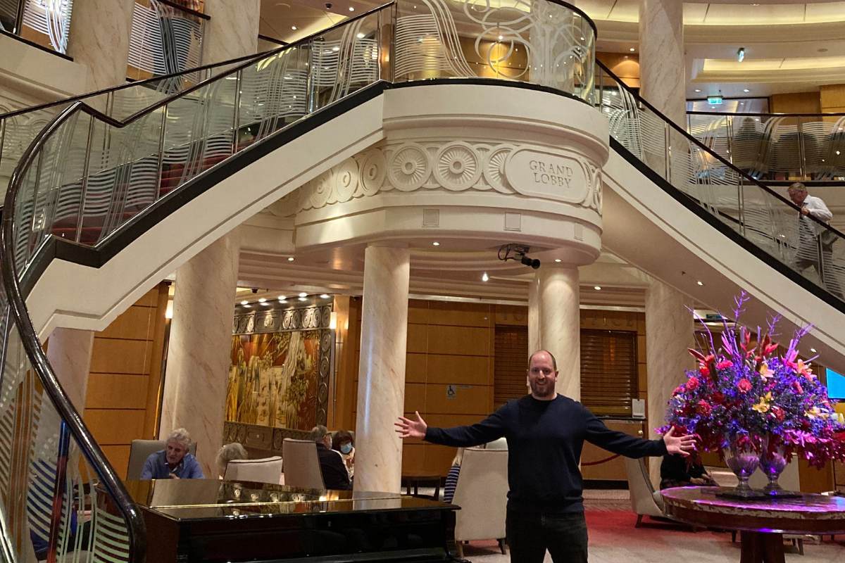 Danny Forsythe Cunard fam trip